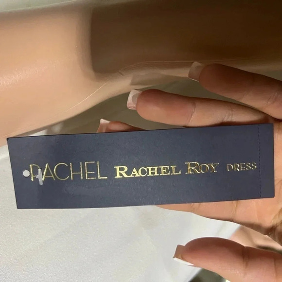 NWT RACHEL Rachel Roy Women’s Twist Bodycon Midi Dress - Picture 10 of 11